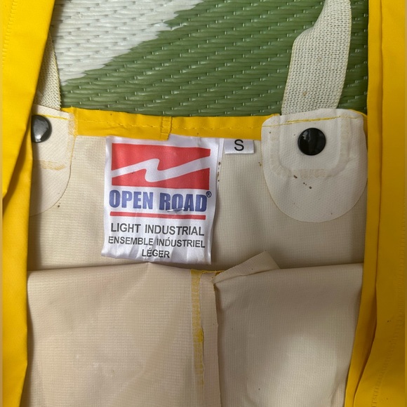 Vibrant Yellow Water Proof Suspenders, Open Road - Picture 2 of 3